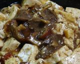 チャナメツムタケのすきやき味豆腐炒め作り方4写真