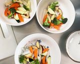 根菜茄子白菜簡単オイポン味温野菜サラダ作り方4写真