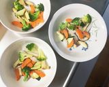 根菜茄子白菜簡単オイポン味温野菜サラダ作り方5写真