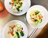 根菜茄子白菜簡単甘酢味噌味温野菜サラダ作り方5写真