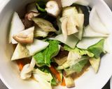 根菜茄子白菜簡単オイポン味温野菜サラダ作り方13写真