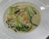 ホタテと小松菜のクリーム煮作り方9写真