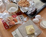 米粉のあんこスコーン、胡桃スコーン作り方3写真