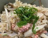 ごぼうと明太子の炊込みご飯作り方7写真