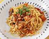 お手軽*鯖缶でもち麦パスタ作り方7写真