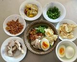 インドネシア♡いろいろのせて朝食のお粥作り方8写真