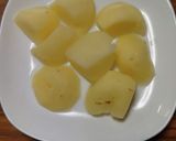 ヨウサマの減塩牛時雨煮のマッシュポテト作り方1写真