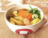 ウインナーとお好きな野菜でカレーお味噌汁作り方2写真