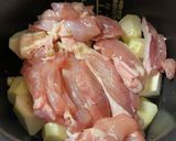 炊飯器で里芋と鶏肉の煮物作り方1写真