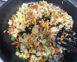 野菜たっぷりチャーハン作り方4写真