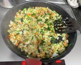 野菜たっぷりチャーハン作り方6写真