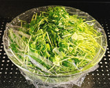 簡単おつまみ☆豆苗の海苔キムチ和え作り方2写真