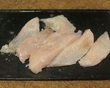 鶏ムネ肉の酒蒸し作り方1写真
