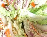 白菜と豚小間のミルフィーユなレンジ蒸し作り方3写真