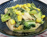 ささみとほうれん草のオーロラソース炒め作り方6写真