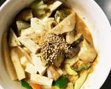 肉無豆腐簡単きな粉梅生姜焼き味野菜炒め作り方18写真