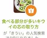 食べる部分が多いキウイの芯の取り方作り方12写真