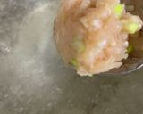 鶏つみれ中華味スープ作り方5写真