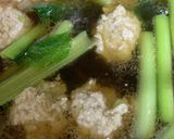鶏つみれ中華味スープ作り方8写真