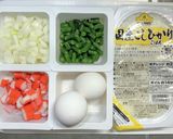 町中華のカレー風味タマゴ丼☜ちょっと失敗作り方1写真