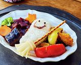 カボチャのサブジと赤いおばけカレー作り方9写真