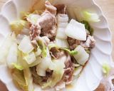 レンジ6分★白菜と豚バラ★ランチ★昼ご飯作り方3写真