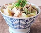 レンジ豚バラ白菜丼★昼ご飯★炊き込みご飯作り方1写真