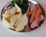 ワンパンで作るジャーマンポテトパスタ作り方2写真