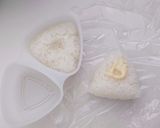 パリおにぎり。アスパラベーコンおにぎり作り方3写真
