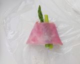パリおにぎり。アスパラベーコンおにぎり作り方4写真
