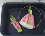 パリおにぎり。アスパラベーコンおにぎり作り方6写真