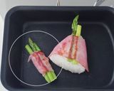 パリおにぎり。アスパラベーコンおにぎり作り方8写真