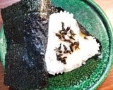 鮒寿司（鮒ずし）の飯と梅干おむすび　作り方1写真