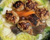 白菜とミニハンバーグ中華風煮込み作り方6写真