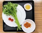 ベジ♪春菊とキムチの和え物作り方1写真