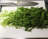 水菜のシャキシャキサラダ作り方1写真