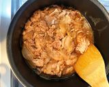 肉じゃがの汁をリメイク 豚丼作り方4写真