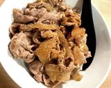肉じゃがの汁をリメイク 豚丼作り方5写真