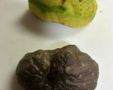 ホクホク宇宙芋と厚揚げ鶏肉のコロコロ煮作り方1写真