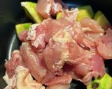 ホクホク宇宙芋と厚揚げ鶏肉のコロコロ煮作り方2写真