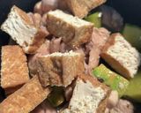 ホクホク宇宙芋と厚揚げ鶏肉のコロコロ煮作り方4写真