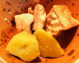 ホクホク宇宙芋と厚揚げ鶏肉のコロコロ煮作り方5写真
