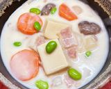 高野豆腐とベーコンのクリーム煮♪作り方5写真