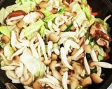 コクがあるイタリアン風野菜炒め丼作り方4写真