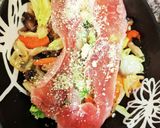 コクがあるイタリアン風野菜炒め丼作り方6写真