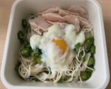 鹽味秋葵素麵／塩オクラの鶏温玉そうめん作り方4写真