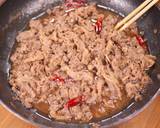 ポリポリごぼうと牛肉の甘辛炒めのお惣菜作り方4写真