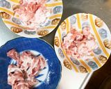 レンジ簡単きな粉中華風焼きそば味甘酢酢豚作り方3写真