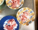 レンジ簡単きな粉生姜チリソース味甘酢酢豚作り方3写真