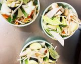 レンジ簡単きな粉中華風焼きそば味甘酢酢豚作り方11写真